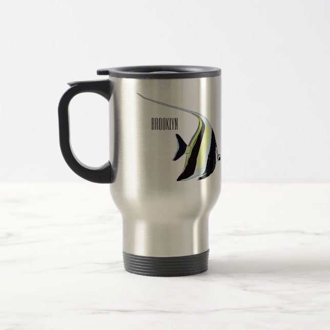 Mug De Voyage Illustration de l'idole mauresque (Gauche)