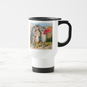Mug De Voyage Illustration de l'oie des trois petits chatons