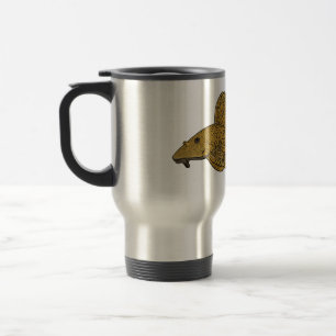 Mug De Voyage Illustration de poisson Pleco