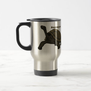 Mug De Voyage Illustration de tortue terrestre des Galapagos