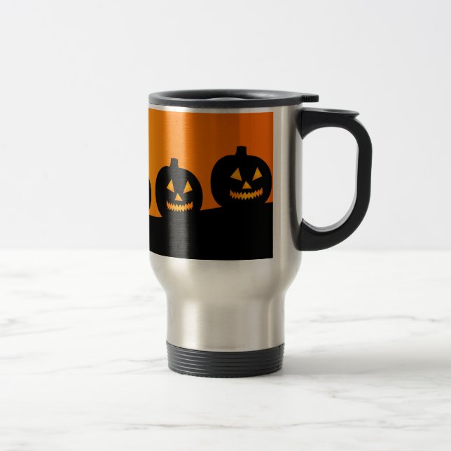 Mug De Voyage Illustration d'Halloween (Droit)