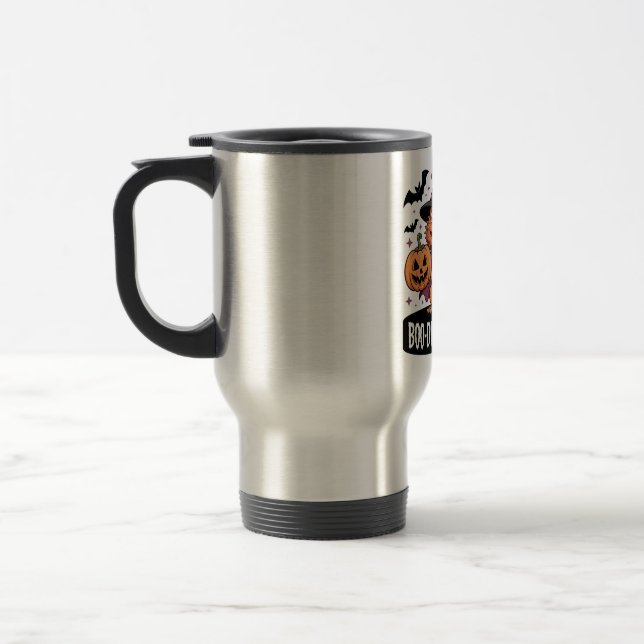 Mug De Voyage Illustration d'Halloween Dragon Boo-Dred (Gauche)