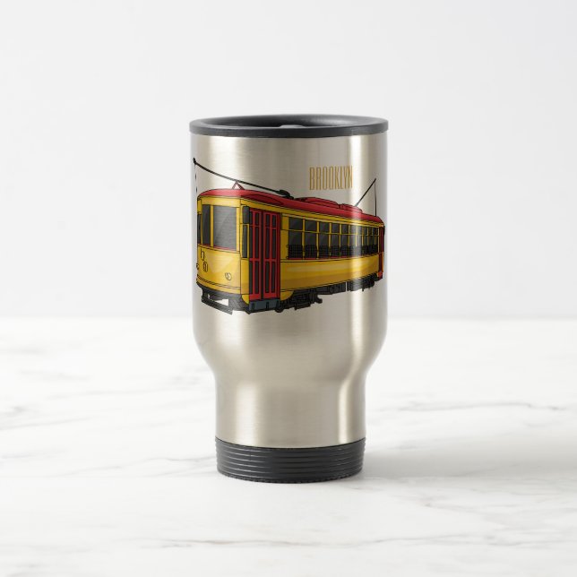 Mug De Voyage Illustration du chariot Mata (Centre)