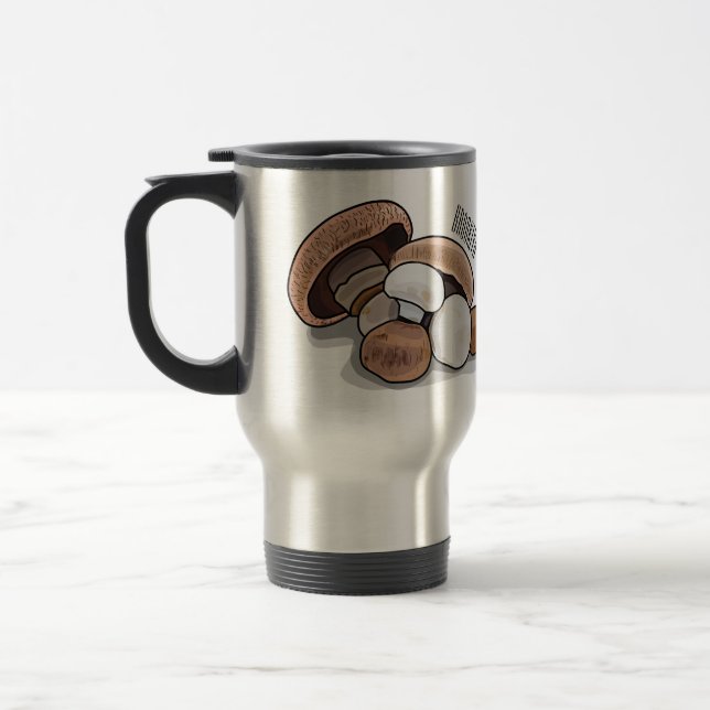 Mug De Voyage Illustration d'un champignon (Gauche)