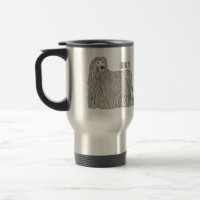 Illustration Komondor pour chien