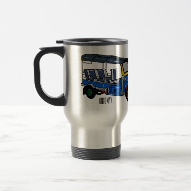 Mug De Voyage Illustration Tuk tuk (Gauche)