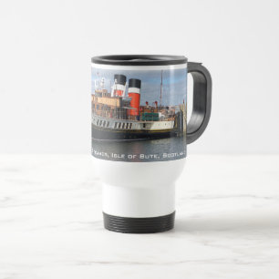 Mug De Voyage Image colorée de Waverley Paddle Steamer sur un
