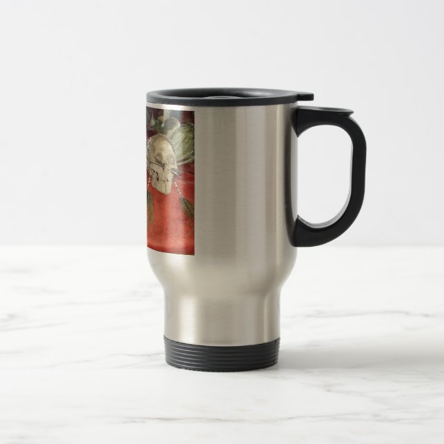 Mug De Voyage Image d'affichage vaudou des têtes réduites (Droit)