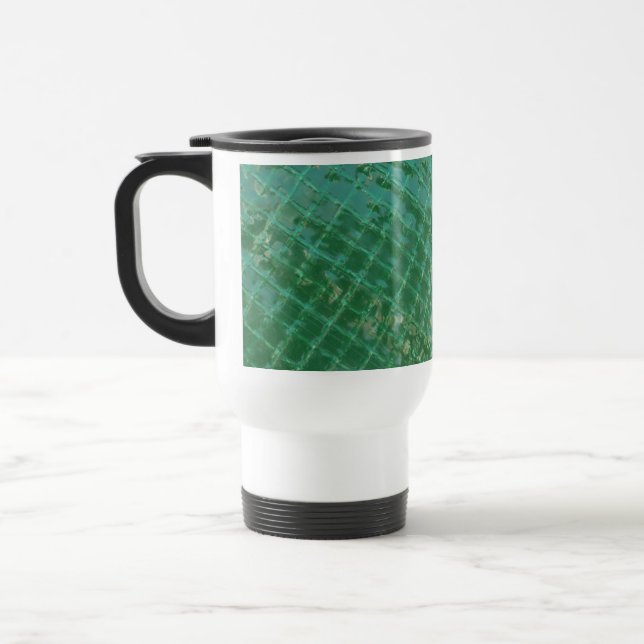 Mug De Voyage Image de photo de couverture en plastique verte (Gauche)