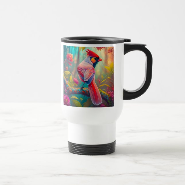 Mug De Voyage Imaginaire Birds Homme Cardinal (Droite)