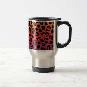 Mug De Voyage Imaginaire Empreinte de léopard Rainbow Colours