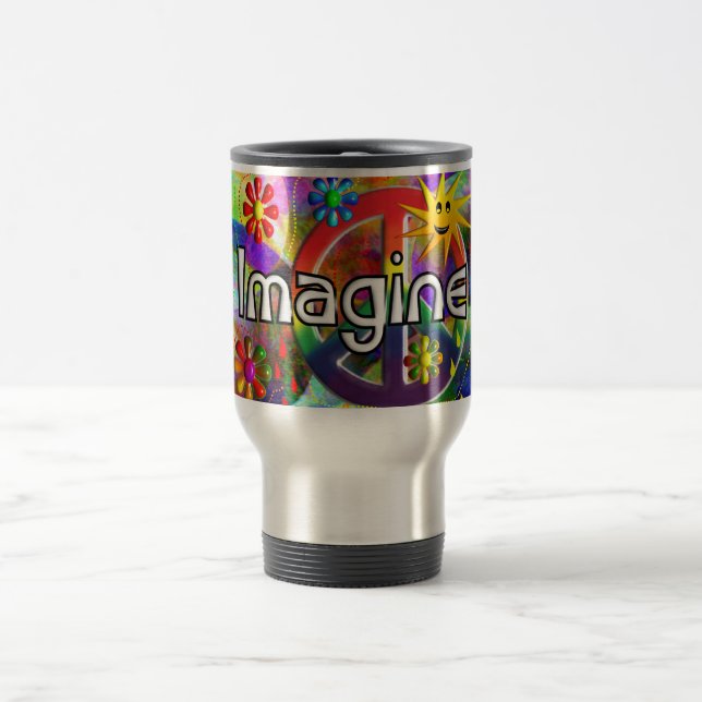 Mug De Voyage "Imaginez" les cadeaux des années 70 de (Centre)