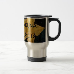 Mug De Voyage Impression d'art Golden Star Hakuna Matata