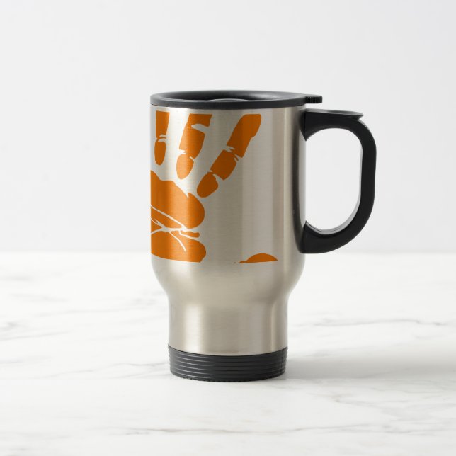 Mug De Voyage Impression de la main (Droit)