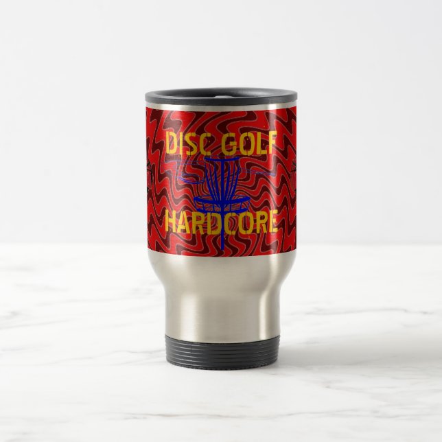 MUG DE VOYAGE INCONDITIONNEL DE GOLF DE DISQUE (Centre)