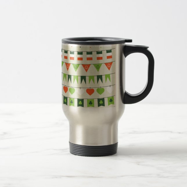 Mug De Voyage indicateur Jour de la Saint Patrick (Droit)