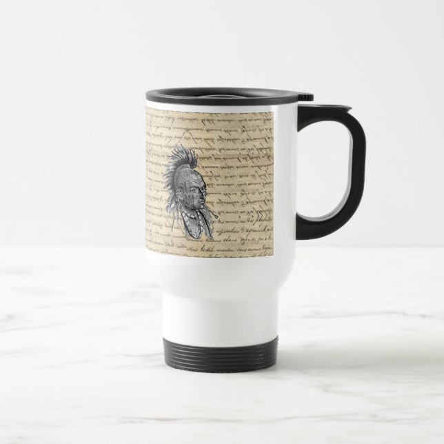 Mug De Voyage Indien américain (Droite)