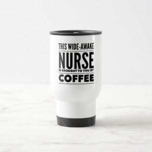 Mug De Voyage Infirmière amatrice de café