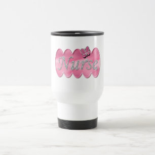 Mug De Voyage Infirmière avec le papillon