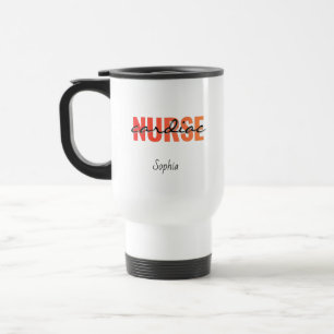 Mug De Voyage Infirmière cardiaque personnalisée