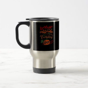 Mug De Voyage Infirmière Citrouille Épice Et Tout Nice Café Lov