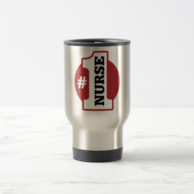 Mug De Voyage Infirmière du numéro 1 (Centre)