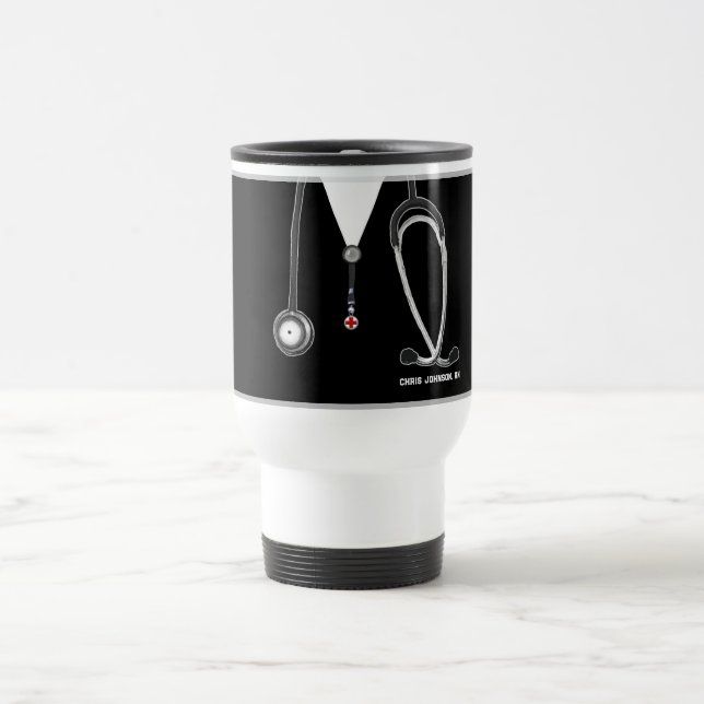 Mug De Voyage Infirmière personnalisée Collectif Voyage Mug (Centre)