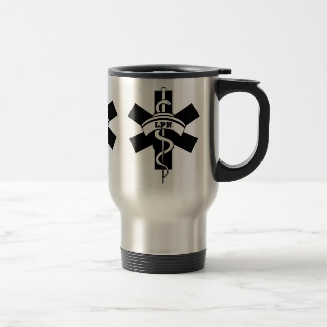 Mug De Voyage Infirmières de LPN (Droit)