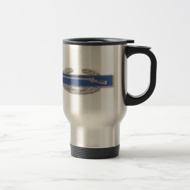 Mug De Voyage Insigne de CIB, VÉTÉRINAIRE de COMBAT ! (Droit)