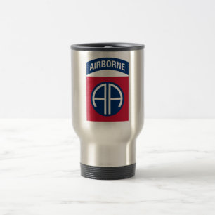 Mug De Voyage Insigne de la 82e division aéroportée Vétéran mili