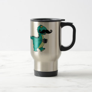 Mug De Voyage Insinuation drôle de bande dessinée de dinosaure