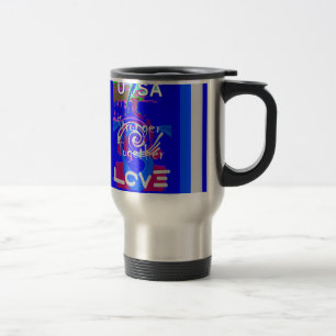 Mug De Voyage Inspiration USA Nous Sommes Forts Ensemble Avec Am