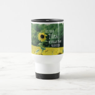 Mug De Voyage Inspirationnel : Que Votre Foi Soit Plus Grande Qu