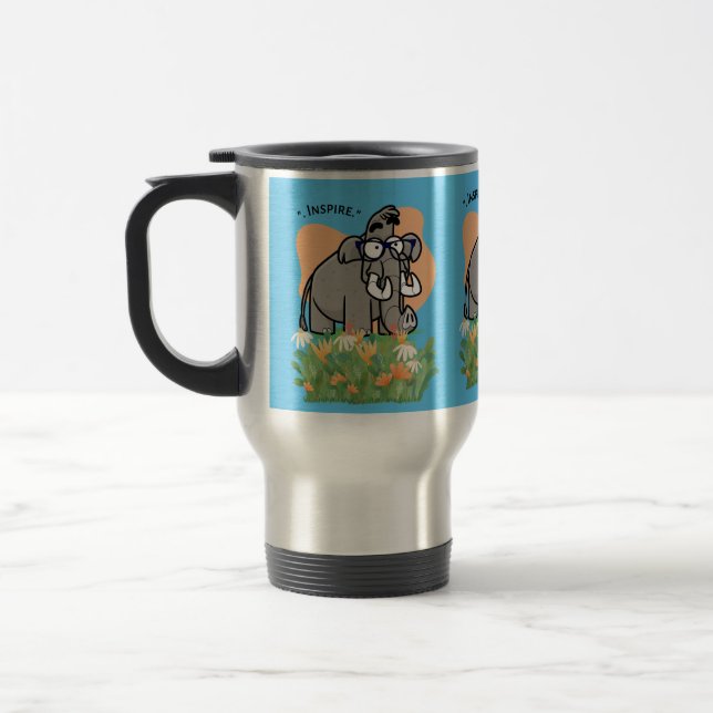Mug De Voyage inspirer éléphant (Gauche)