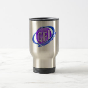 MUG DE VOYAGE INSTRUCTEUR DE VOL CERTIFIÉ DE LOGO DE BORD CFI