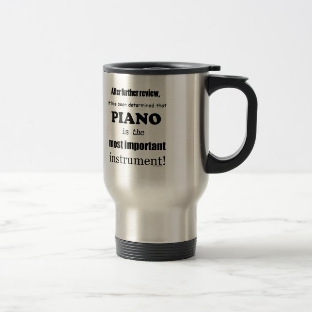 Mug De Voyage Instrument le plus important (Droit)
