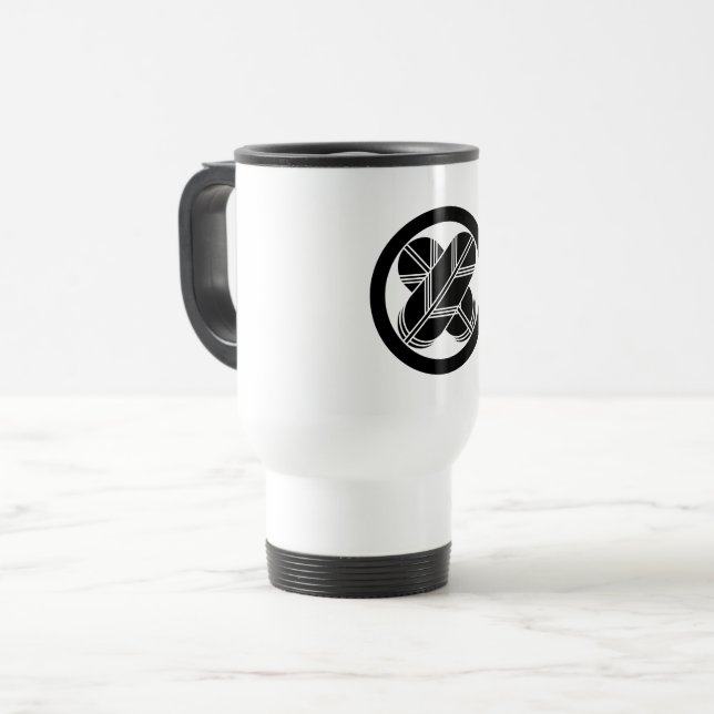 Mug De Voyage Intersecting hawk feathers (Devant gauche)