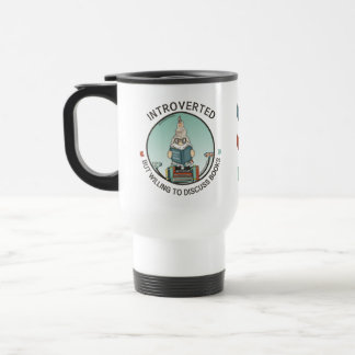 Mug De Voyage Introverted Mais Prêt À Discuter Des Livres