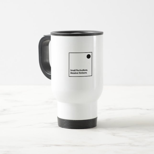 Mug De Voyage Investisseur à long terme – Petites fluctuations (Devant gauche)