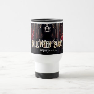Mug De Voyage Invitation de fête d'Halloween – Invitation gothiq