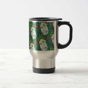 MUG DE VOYAGE IRLANDAIS BRED ST. PATRICK'S DAY HEIFER, VACHE SHA