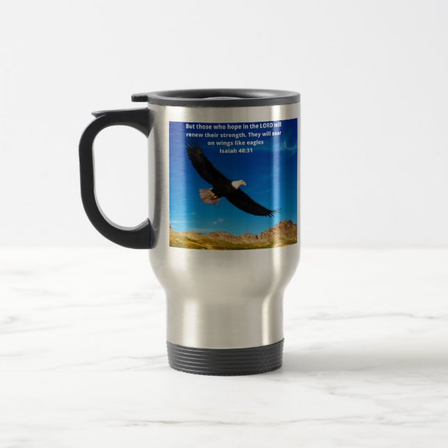 MUG DE VOYAGE ISAIAS 40.31 (Gauche)