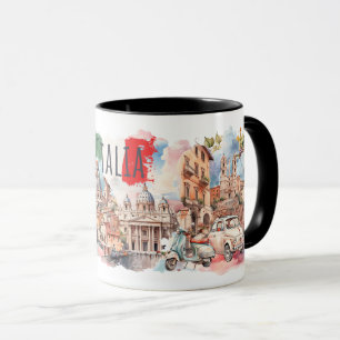 Mug de voyage Italie Cadeau de style de vie italie