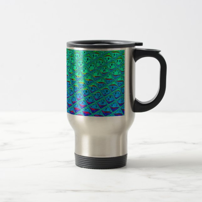 Mug De Voyage Italien bleu sirène Motif Art Imprimer (Droit)