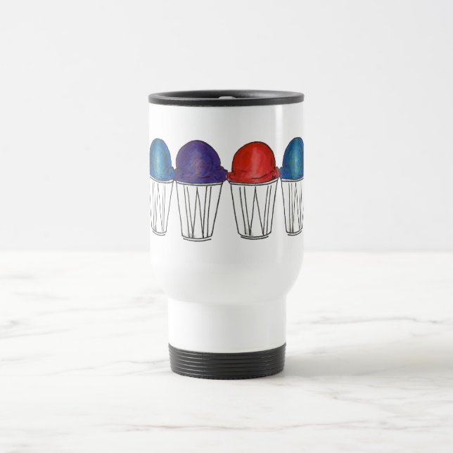 Mug De Voyage Italien Eau Rasée Glace Été Snocone Sno Cone (Centre)