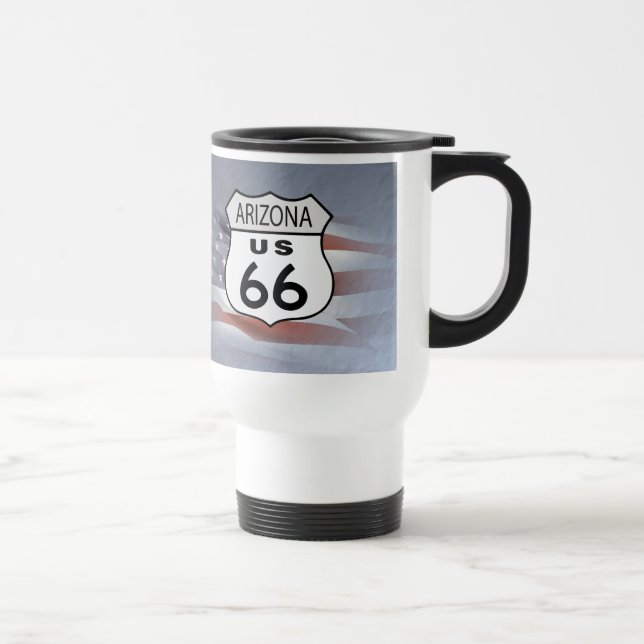 Mug De Voyage Itinéraire 66 de l'Arizona (Droite)