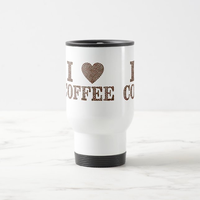 Mug De Voyage J'adore le café (Centre)