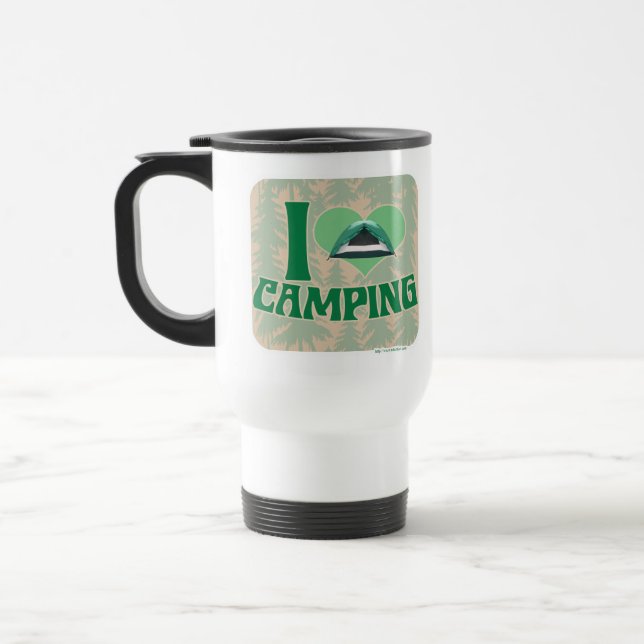 Mug De Voyage J'adore le camping (Gauche)