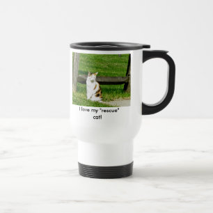 Mug De Voyage J'adore mon chat "secourt" ! Musique de voyage