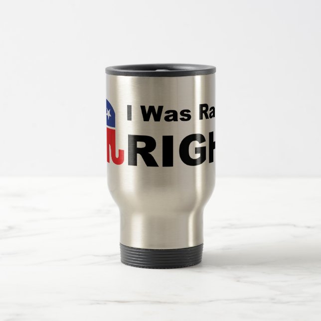 Mug De Voyage J'ai été élevé JUSTE (Centre)